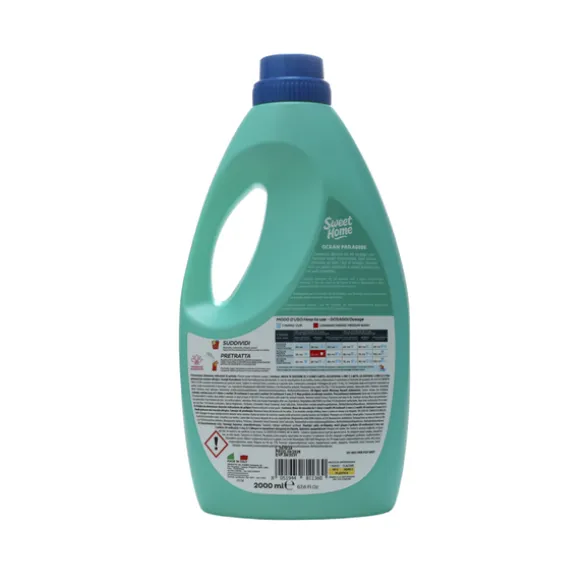 SWEET HOME DETERSIVO BUCATO MANO E LAVATRICE OCEAN PARADISE 40 LAVAGGI 2 LITRI