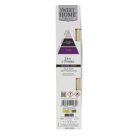 SWEET HOME PROFUMATORE AMBIENTE CON BASTONCINI FICO e PEONIA 100 ML