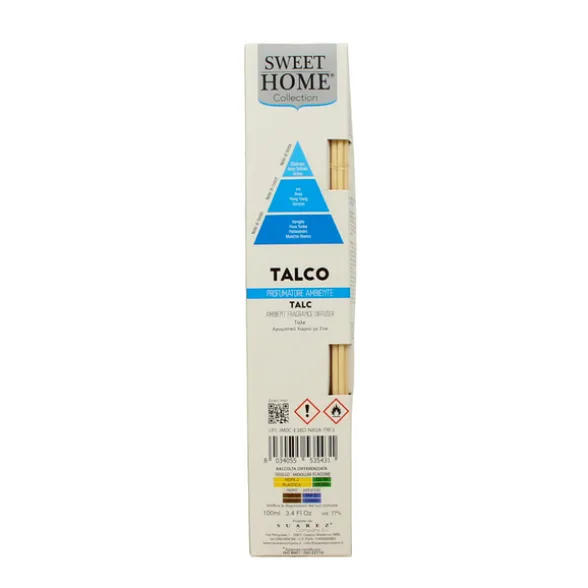 SWEET HOME PROFUMATORE AMBIENTE CON BASTONCINO TALCO 100 ML