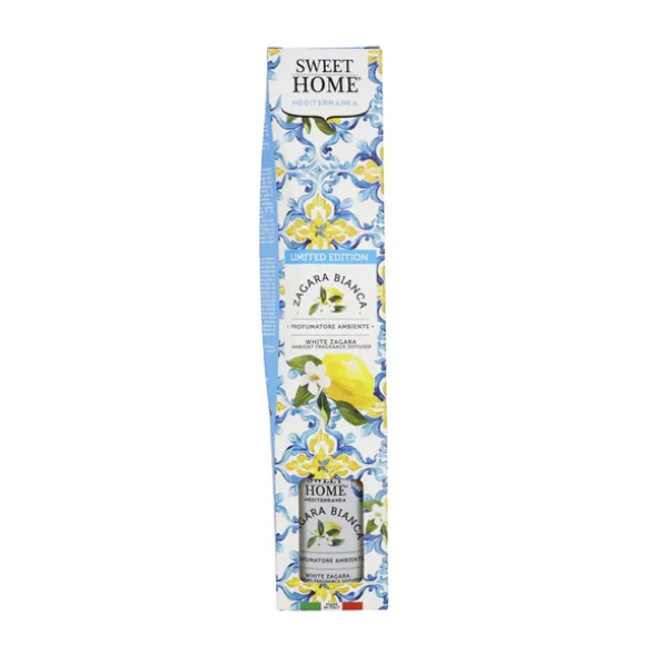 SWEET HOME PROFUMATORE AMBIENTE CON BASTONCINI ZAGARA BIANCA 100 ML