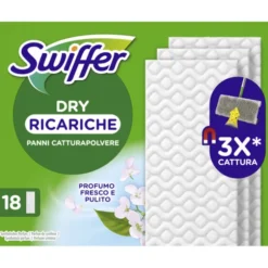 SWIFFER DRY CATTURAPOLVERE 18 PANNI