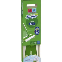 SWIFFER DRY KIT + 8 PANNI CATTURAPOLVERE + 3 PANNI LAVAPAVIMENTI WET