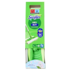 SWIFFER DRY KIT + 8 PANNI CATTURAPOLVERE + 3 PANNI LAVAPAVIMENTI WET