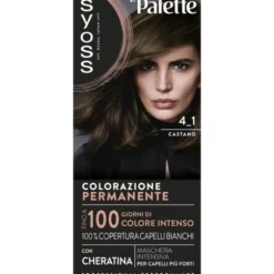 SYOSS by PALETTE COLORAZIONE PERMANENTE CON CHERATINA 4-1 CASTANO