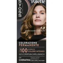 SYOSS by PALETTE COLORAZIONE PERMANENTE CON CHERATINA 6-8 BIONDO SCURO CIOCCOLATO