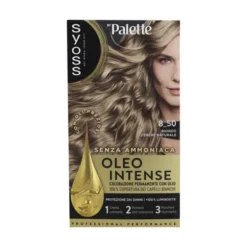 SYOSS by PALETTE OLEO INTENSE SENZA AMMONIACA COLORAZIONE PERMANENTE CON OLIO 8-50 BIONDO CENERE NATURALE