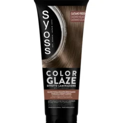 SYOSS COLOR GLAZE MASCHERA COLORANTE CASTANO FREDDO DURATA FINO A 8 LAVAGGI TUBO 130 ML