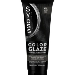 SYOSS COLOR GLAZE MASCHERA COLORANTE NERO TUBO DURATA FINO A 8 LAVAGGI 130 ML