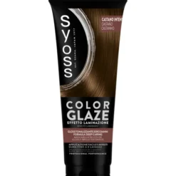 SYOSS COLOR GLAZE MASCHERA COLORANTE CASTANO INTENSO DURATA FINO A 8 LAVAGGI TUBO 130 ML
