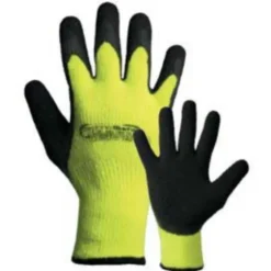 TECHNO SAFE GUANTI DA LAVORO PALMO RICOPERTO IN LATTICE FIBRA TERMICA PROTEZIONE FREDDO FINO A -50° TAGLIA 10 COLORE GIALLO/NERO
