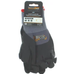TECHNO SAFE GUANTI DA LAVORORIVESTITO IN POLIURETANO Taglia 7 GRIGIO