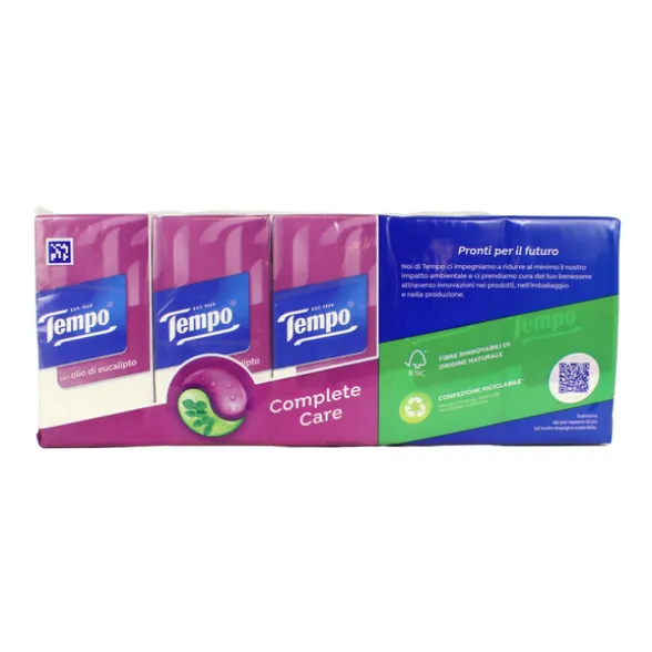 TEMPO FAZZOLETTI COMPLETE CARE 10x9 4 VELI