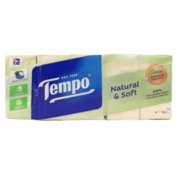 TEMPO FAZZOLETTI NATURAL&SOFT 10x9 4 VELI