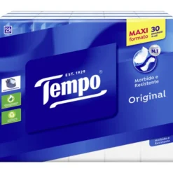 TEMPO FAZZOLETTI 30 PACCHETTI DA 9 FAZZOLETTI 4 VELI MAXI FORMATO
