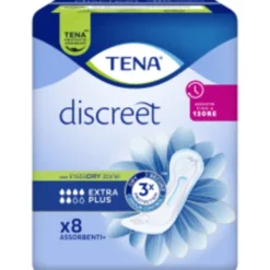 TENA DISCREET EXTRA PLUS ASSORBENTI 8 PZ