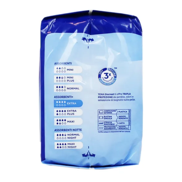 TENA DISCREET EXTRA 10 PZ ASSORBENTI PLUS DISPOSITIVO MEDICO CE CL1