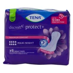 TENA DISCREET MAXI NIGHT 6 PEZZI ASSORBENTI PLUS DISPOSITIVO MEDICO CE CL1