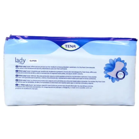 TENA LADY SUPER 15 PZ ASSORBENTIDISPOSITIVO MEDICO CE CL1