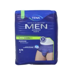 TENA MEN ACTIVE FIT PANTS PLUS MISURA S/M 9 PZBLU SLIP ASSORBENTI MASCHILI DISPOSITIVO MEDICO CE CL1