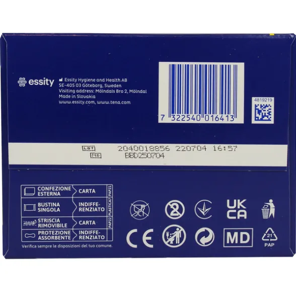 TENA MEN LEVEL 2 10 PZ. PROTEZIONI ASSORBENTI MASCHILI DISPOSITIVO MEDICO CE CL1