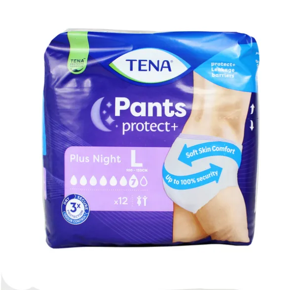 TENA PANTSPLUS NIGHT L 12 PZ UNISEX DISPOSITIVO MEDICO CE CL1