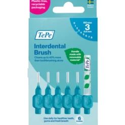 TEPE SCOVOLINO BLU ISO SIZE 3 0,6mm BISTER 6 PEZZI