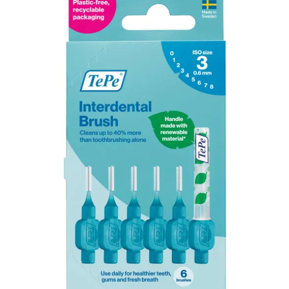 TEPE SCOVOLINO BLU ISO SIZE 3 0,6mm BISTER 6 PEZZI