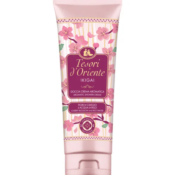 TESORI D'ORIENTE DOCCIACREMA AROMATICA IKIGAI FIORI DI CILIEGIO e ACQUA DI RISO 250 ML