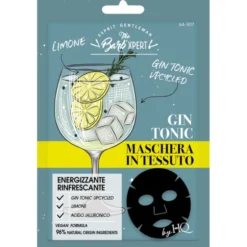 THE BARB'XPERT by HQ MASCHERA VISO IN TESSUTO GIN TONIC ENERGIZZANTE E RINFRESCANTE 1 PEZZO