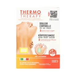 THERMO THERAPY 3 CEROTTI ADESIVI DOLORE CORPO- COLLO - SCHIENA - SPALLE