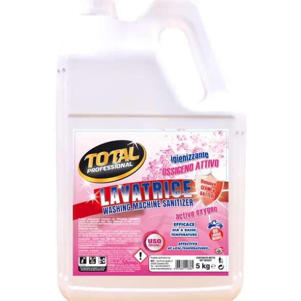 TOTAL PROFESSIONAL LAVATRICE OSSIGENO ATTIVO IGIENIZZANTE TANICA 5 KG