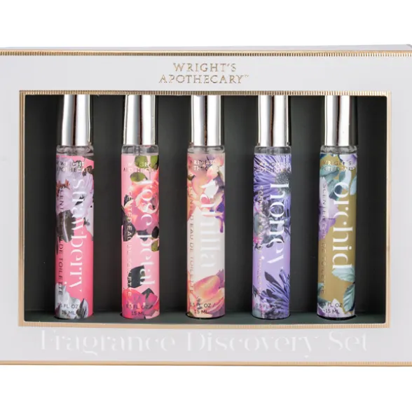 TRI COASTAL FRAGRANCE DISCOVERY SET 5 EDT ORCHID- HONEY - VANILLA - ROSE PETAL - STRAWBERRY DA 15 ML CIASCUNO