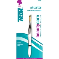 TRIM PINZETTA CROMATA 3,5"PUNTA ORO OBLIQUA 5-91 BI