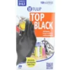 TULIP TOP BLACK GUANTI IN NITRILE SENZA POLVERE MONOUSO 100 PZ MISURA 8-8,5