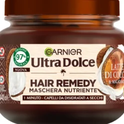 ULTRA DOLCE HAIR REMEDY MASCHERA NUTRIENTE CAPELLI DISIDRATATI 340 ML LATTE DI COCCO