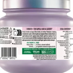 ULTRA DOLCE MASCHERA CAPELLI LISCIANTE INFUSO DI ACQUA DI RISO & AMIDO CAPELLI LUNGHI 340 ML