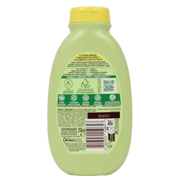 ULTRA DOLCE SHAMPOO ARGILLA CEDRO 250 ML