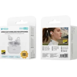UNICO AURICOLARI BLUETOOTH CLIP-ON OWS 300 MAH (CON CAVO A-C 0,3 M) BIANCO