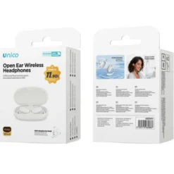UNICO AURICOLARI BLUETOOTH OPEN-EAR OWS 300 MAH (CON CAVO A-C 0,3 M) BIANCO