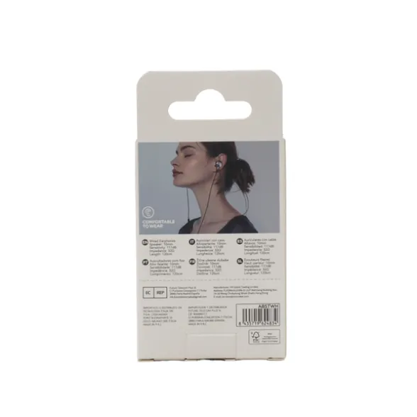 UNICO AURICOLARI IN-EAR IN METALLO CON MICROFONO INTERFACCIA TYPE-C GRIGIO CANNA DI FUCILE