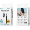 UNICO CAVO A-C 3.4A 1 M IN LEGA DI ALLUMINIO INTRECCIATO OD3.5 GRIGIO CANNA DI FUCILE