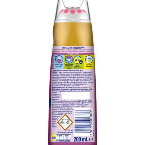VANISH SMACCHIATORE IN GEL PRE-TRATTANTE SENZA CANDEGGINA 200 ML