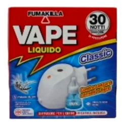 VAPE ELETTROEMANATORE+ RICARICA LIQUIDA 30 NOTTI CLASSIC