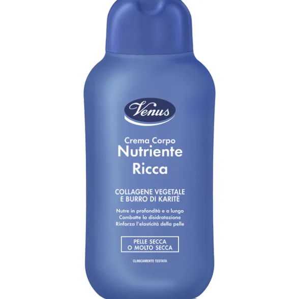 VENUS CREMA CORPO NUTRIENTE RICCA COLLAGENE VEGETALE E BURRO DI KARITE' 250 ML