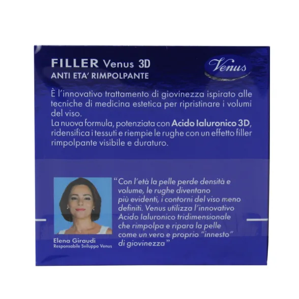 VENUS CREMA FILLER ANTIETA' 3D RIMPOLPANTE QUOTIDIANO 50 ML