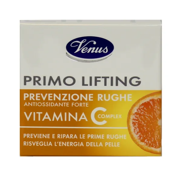 VENUS CREMA PREVENZIONE RUGHE PRIMO LIFTING ANTIOSSIDANTE FORTE VITAMINA C 50 ML
