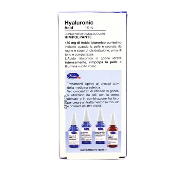 VENUS LAB HYALURONIC ACID CONCENTRATO IDRATANTE RIMPOLPANTE 30 ML 150mg