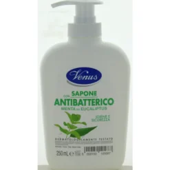 VENUS SAPONE LIQUIDO MANI MENTA ED EUCALIPTUS ANTIBATTERICO 250 ML