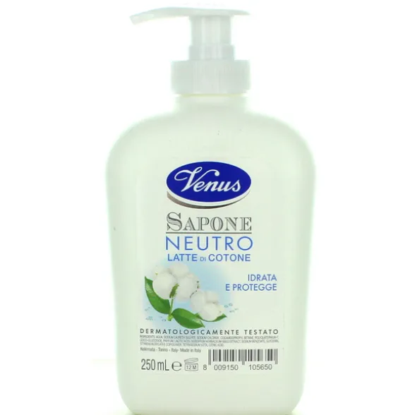 VENUS SAPONE LIQUIDO MANI NEUTRO LATTE DI COTONE 250 ML