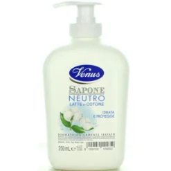 VENUS SAPONE LIQUIDO MANI NEUTRO LATTE DI COTONE 250 ML